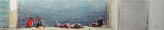 "Hamburg"
160 x 30 cm
mixed media, canvas, ...mrs more (stefanie ramsel)