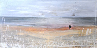 "Am Meer" mixed media, canvas, 120 x 60 cm ...mrs more (stefanie ramsel)