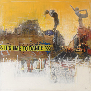 Gicleé 3 "IT`S TIME TO DANCE" 100 x 100 cm, Edition 120