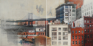 Gicleé 15 "NYC" Diptychon 70 x 70 cm, Edition 99